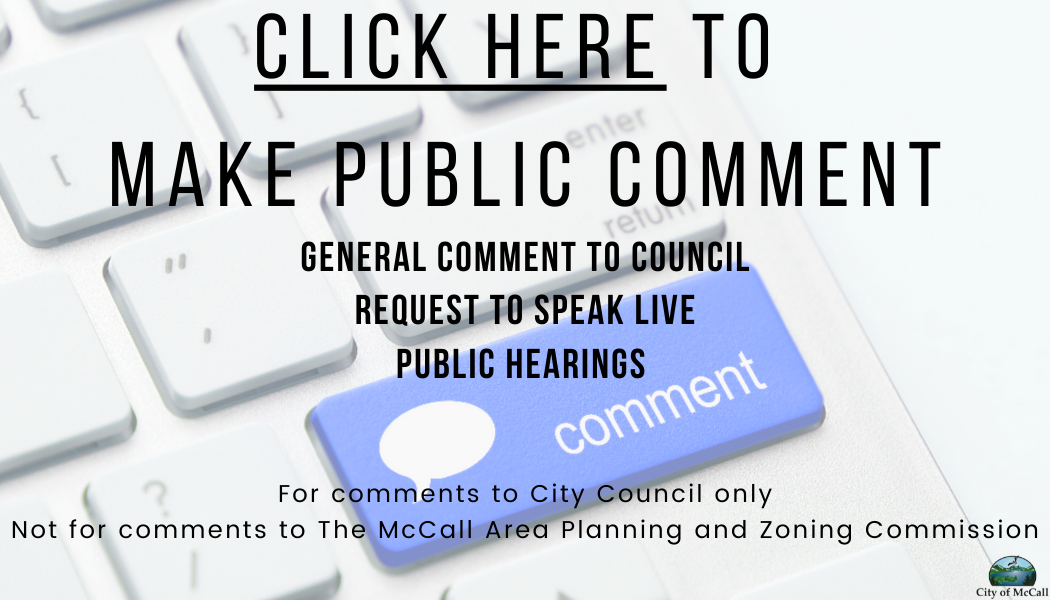 Click Here to Make Public Comment to City Council